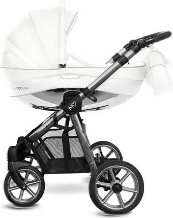 Kočárek Baby Active Mommy Glossy dvojkombinace White/Space grey - obrázek 1