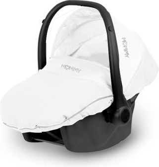Kočárek Baby Active Mommy Glossy trojkombinace White/Silver - obrázek 3