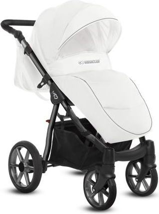 Kočárek Baby Active Mommy Glossy trojkombinace White/Space grey - obrázek 2
