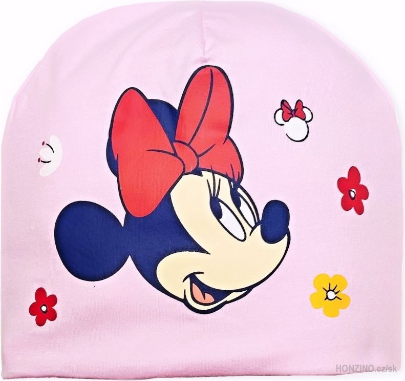 Setino · Dívčí jarní / podzimní čepice Minnie Mouse - Disney - růžová 52 - obrázek 1