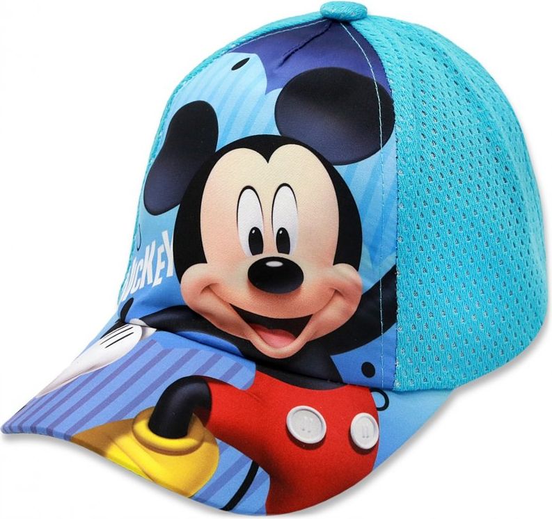 Setino · Dětská / chlapecká kšiltovka Mickey Mouse - Disney 52 Tyrkysová - obrázek 1