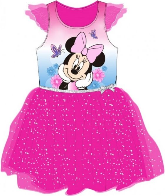 E plus M - Dívčí šaty myška Minnie Mouse - Disney - růžové 98 - obrázek 1