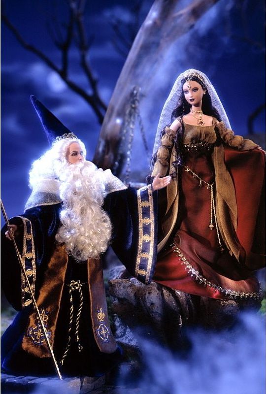 Mattel BARBIE a KEN jako Merlin & Morgan Le Fay - obrázek 1