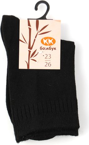 Dětské bambusové ponožky černé Velikost: 19 - 22 - obrázek 1