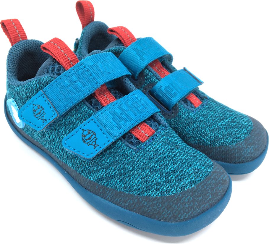 Barefoot tenisky Affenzahn Lowcut Knit Shark Velikost: 26 - obrázek 3