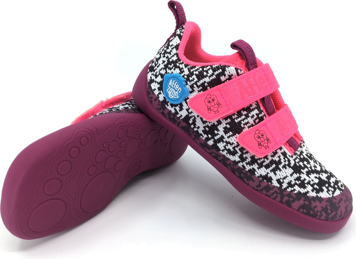 Barefoot tenisky Affenzahn Lowcut Knit Flamingo Velikost: 26 - obrázek 1