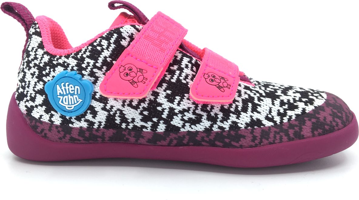 Barefoot tenisky Affenzahn Lowcut Knit Flamingo Velikost: 26 - obrázek 2