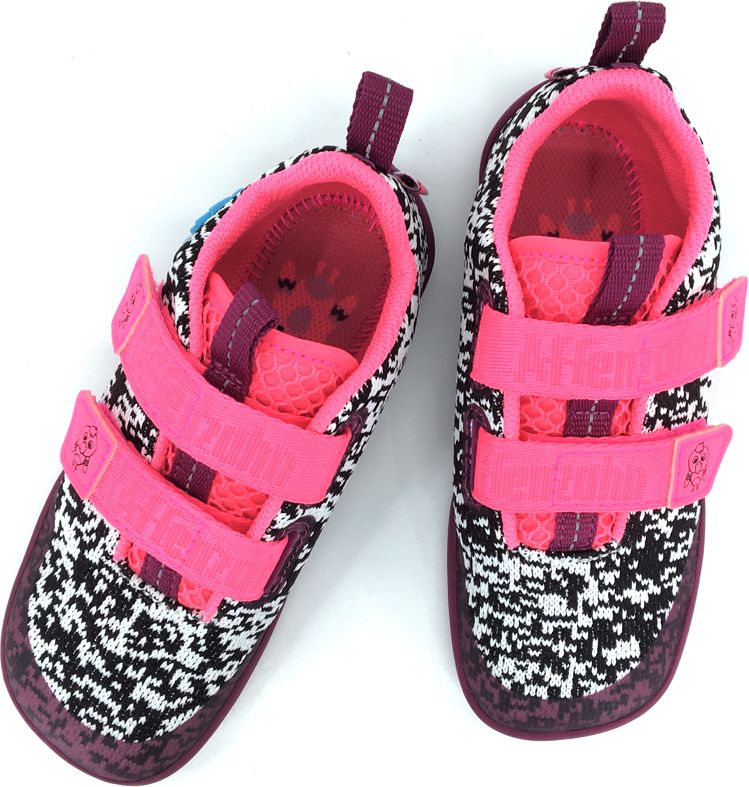 Barefoot tenisky Affenzahn Lowcut Knit Flamingo Velikost: 26 - obrázek 4