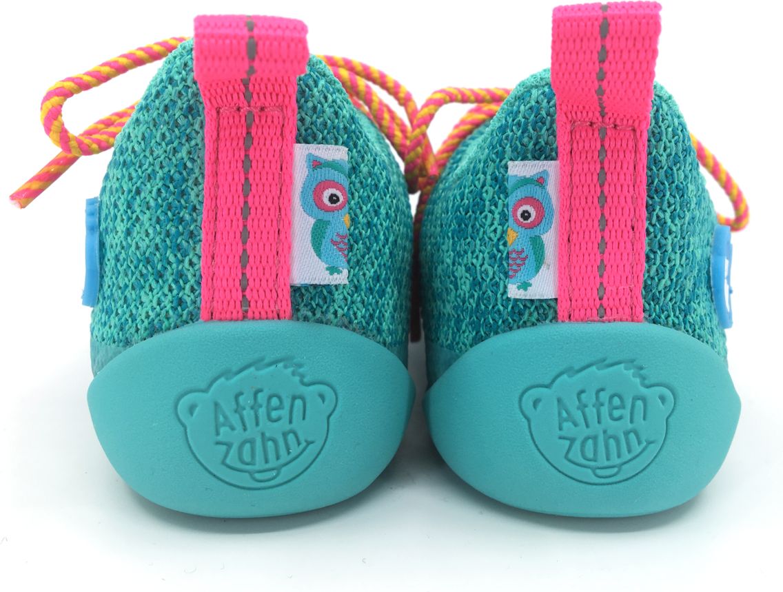 Barefoot tenisky Affenzahn Lowcut Knit Owl Lace Velikost: 21 - obrázek 4