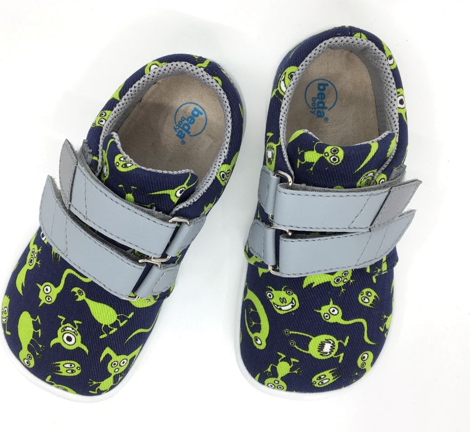 Barefoot tenisky Beda Monsters BF 0001/TEX/W Velikost: 20 - obrázek 4