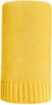 Bambusová pletená deka NEW BABY 100x80 cm žlutá, Žlutá - obrázek 1