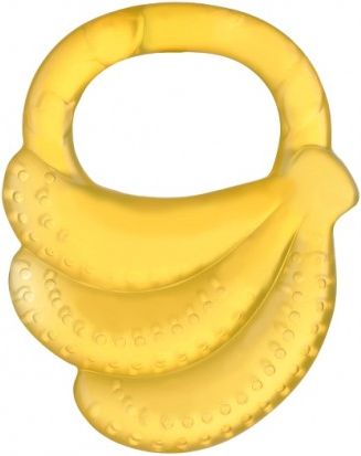 BabyOno Kousátko gelové Baby Ono Banán - Žluté - obrázek 1