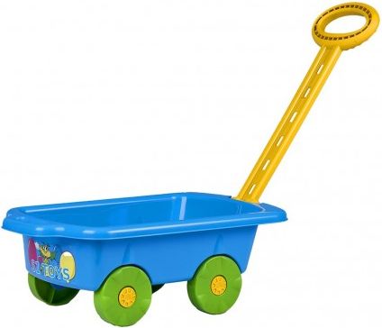 Dětský vozík Vlečka BAYO 45 cm modrý, Modrá - obrázek 1