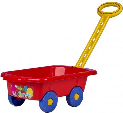 Dětský vozík Vlečka BAYO 45 cm červený, Červená - obrázek 1