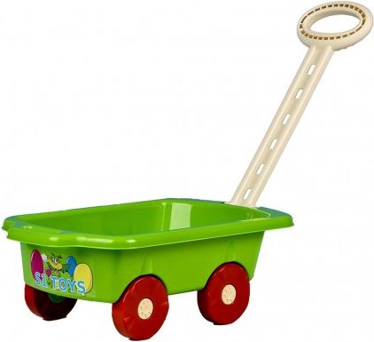 Dětský vozík Vlečka BAYO 45 cm zelený, Zelená - obrázek 1