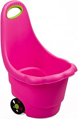 Dětský multifunkční vozík BAYO Sedmikráska 60 cm růžový, Růžová - obrázek 1