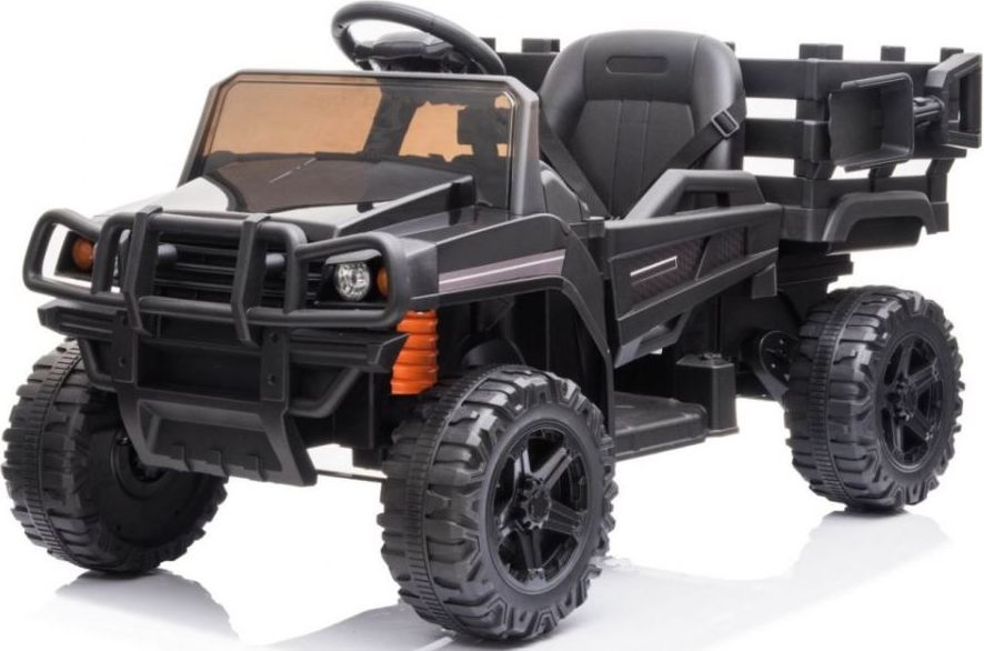 Dětské elektrické autíčko Farmářský Pick-Up - černé - obrázek 1