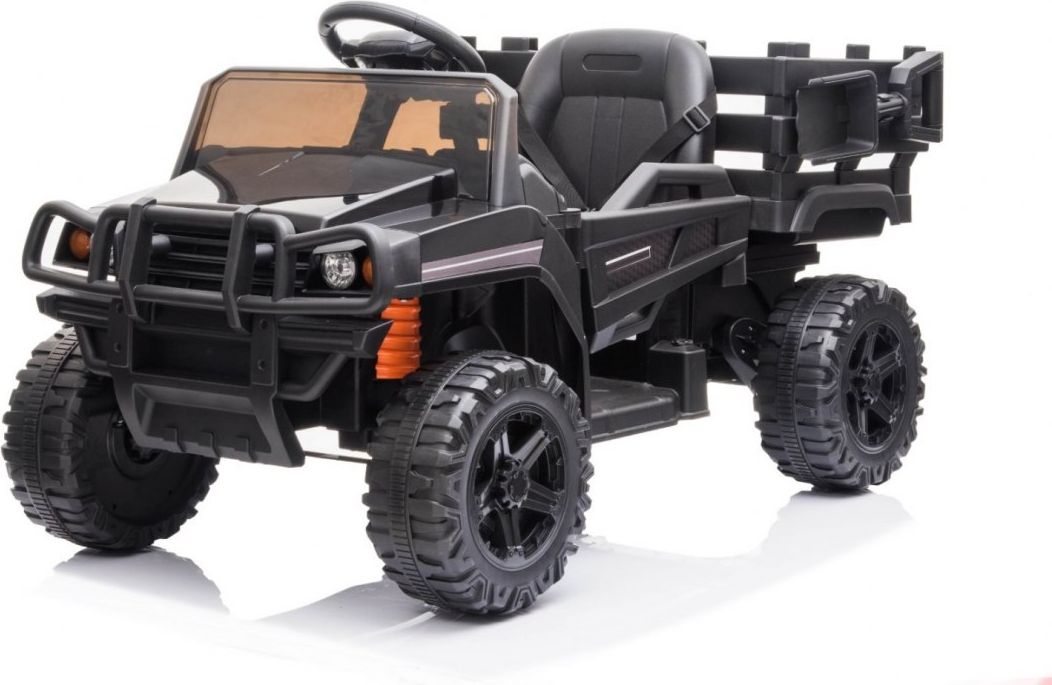 Dětské elektrické autíčko Farmářský Pick-Up - černé - obrázek 4