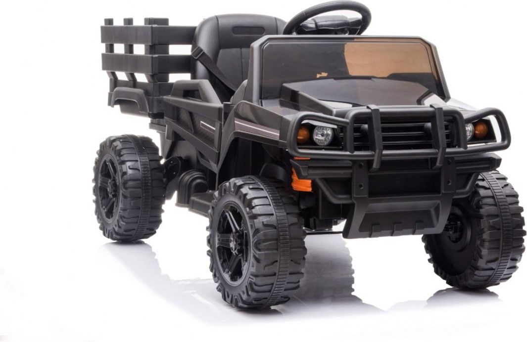 Dětské elektrické autíčko Farmářský Pick-Up - černé - obrázek 8