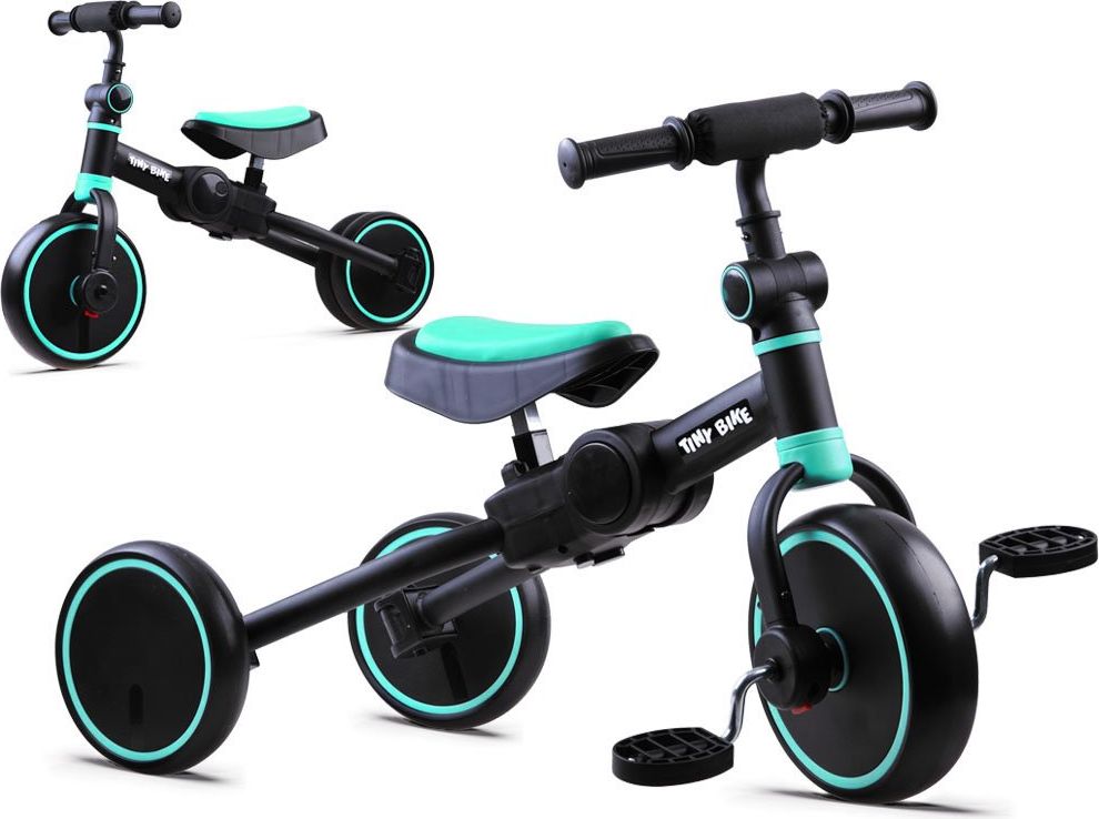 Dětské odrážedlo Tiny Bike 3v1 - červené - obrázek 2