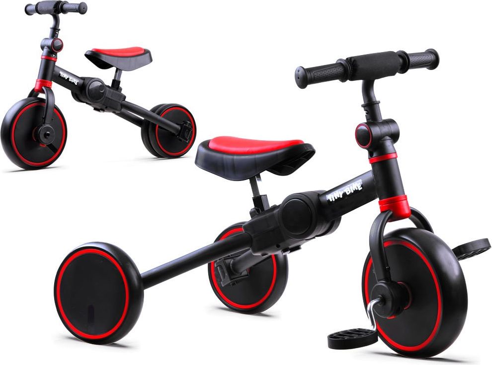 Dětské odrážedlo Tiny Bike 3v1 - červené - obrázek 18