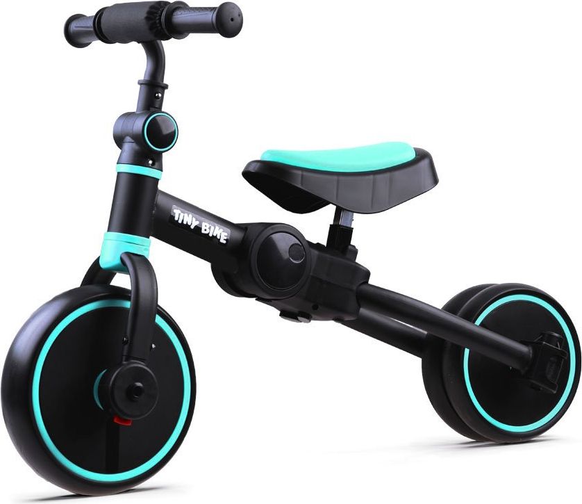 Dětské odrážedlo Tiny Bike 3v1 - modré - obrázek 3
