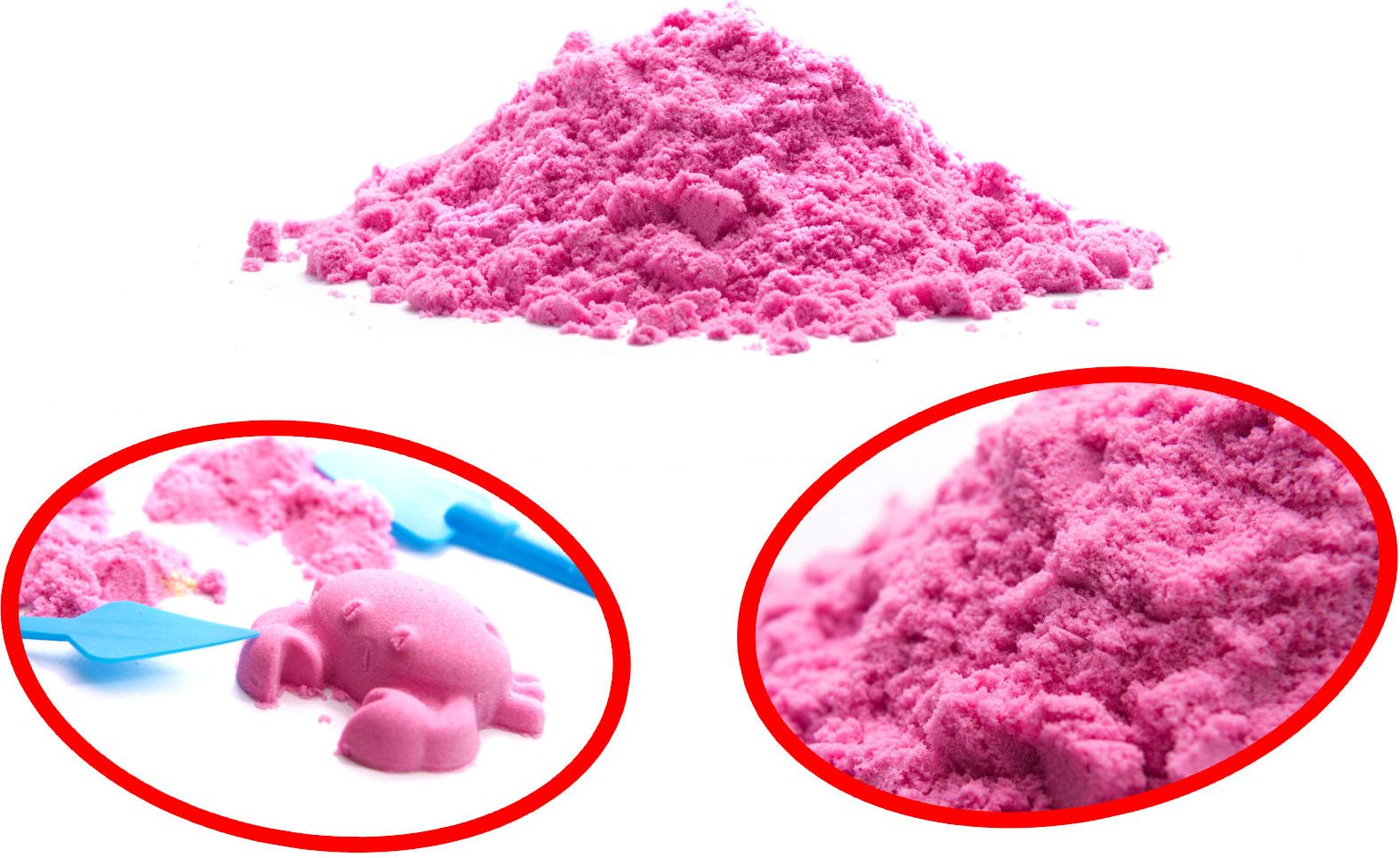 Kinetický písek 2 kg, 16 formiček - obrázek 7