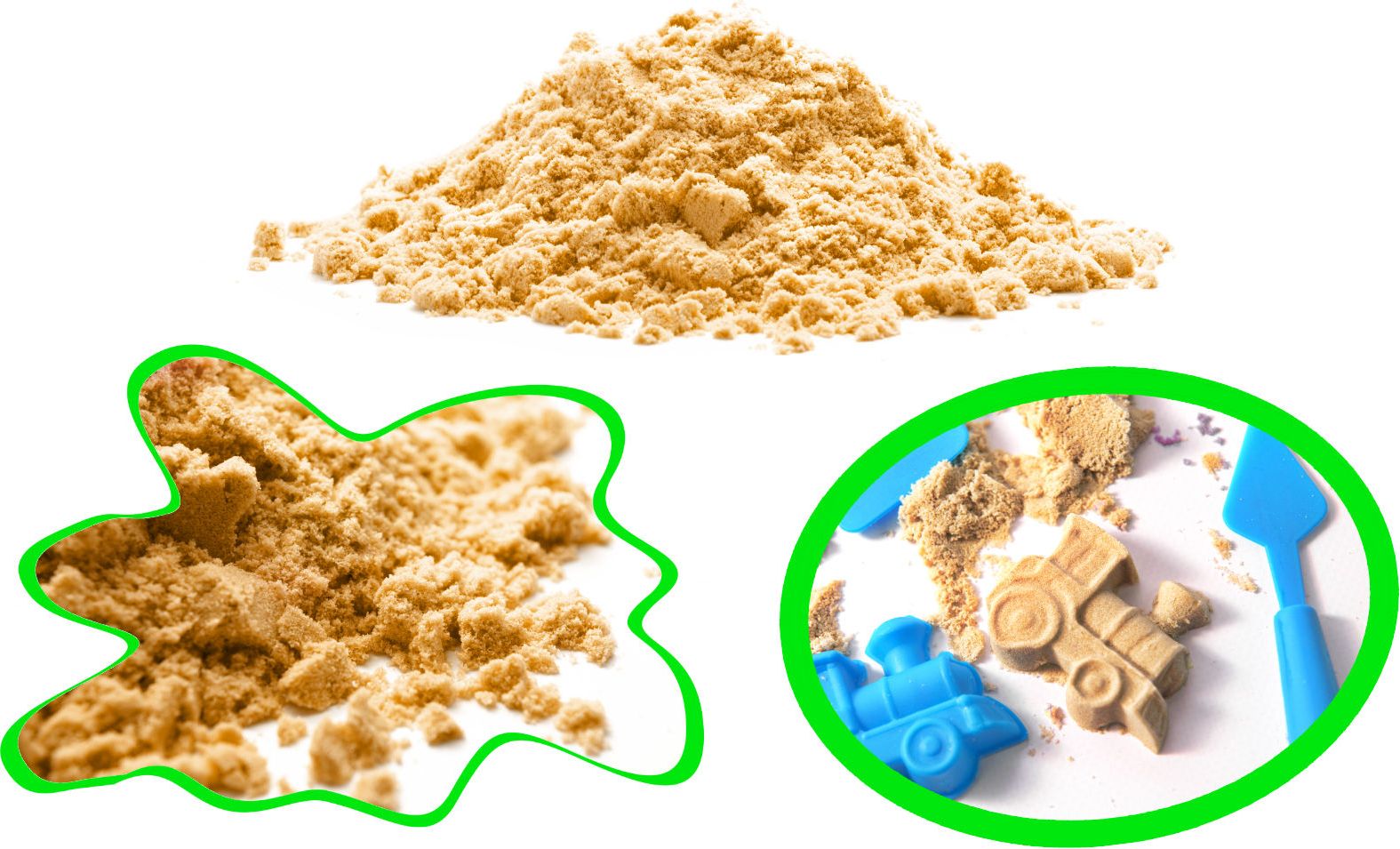 Kinetický písek 2 kg, 16 formiček - obrázek 8