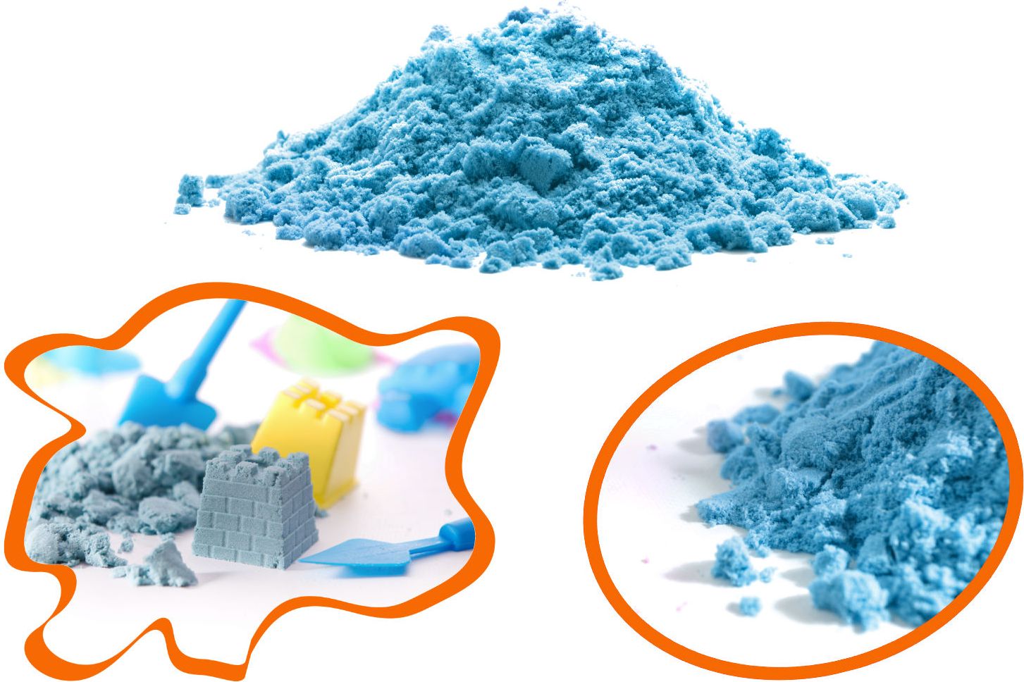 Kinetický písek 2 kg, 16 formiček - obrázek 9