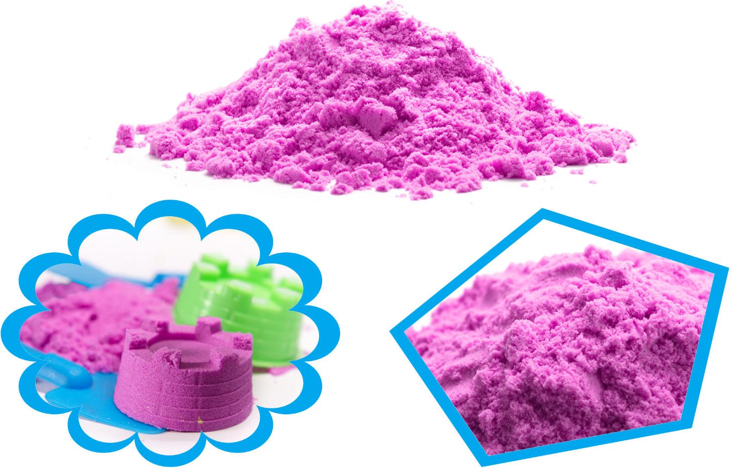 Kinetický písek 2 kg, 16 formiček - obrázek 10