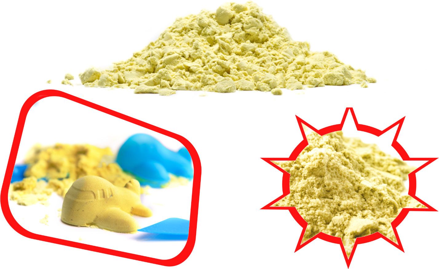 Kinetický písek 2 kg, 16 formiček - obrázek 11