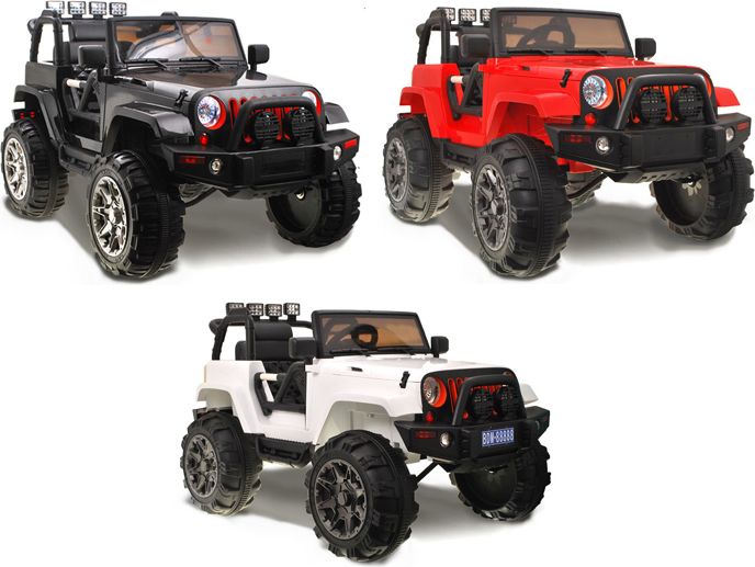 iMex Toys Elektrické autíčko džíp wrangler 2.4GHz - černé - obrázek 3