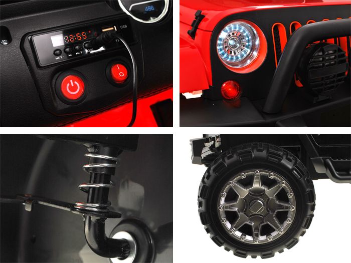 iMex Toys Elektrické autíčko džíp wrangler 2.4GHz - červené - obrázek 9