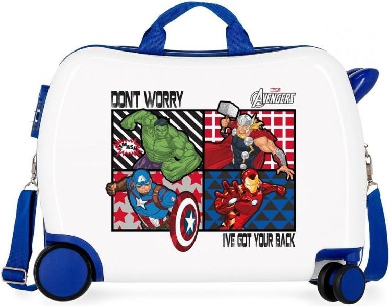 JOUMMABAGS Dětský kufřík All Avengers MAXI ABS plast, 50x38x20 cm, objem 34 l - obrázek 1