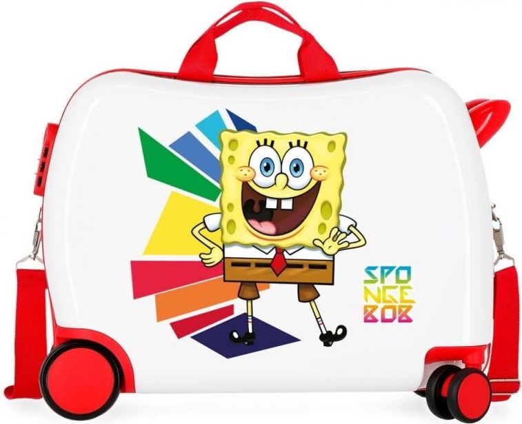 JOUMMABAGS Dětský kufřík SpongeBob MAXI ABS plast, 50x38x20 cm, objem 34 l - obrázek 1