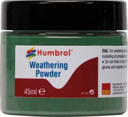 Humbrol Weathering Powder Chrome Oxide Green AV0015 - pigment pro efekty 45ml - obrázek 1