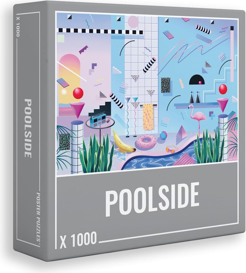 CLOUDBERRIES Puzzle Poolside 1000 dílků - obrázek 3