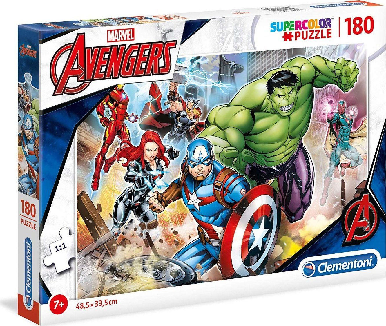 CLEMENTONI Puzzle Avengers 180 dílků - obrázek 1