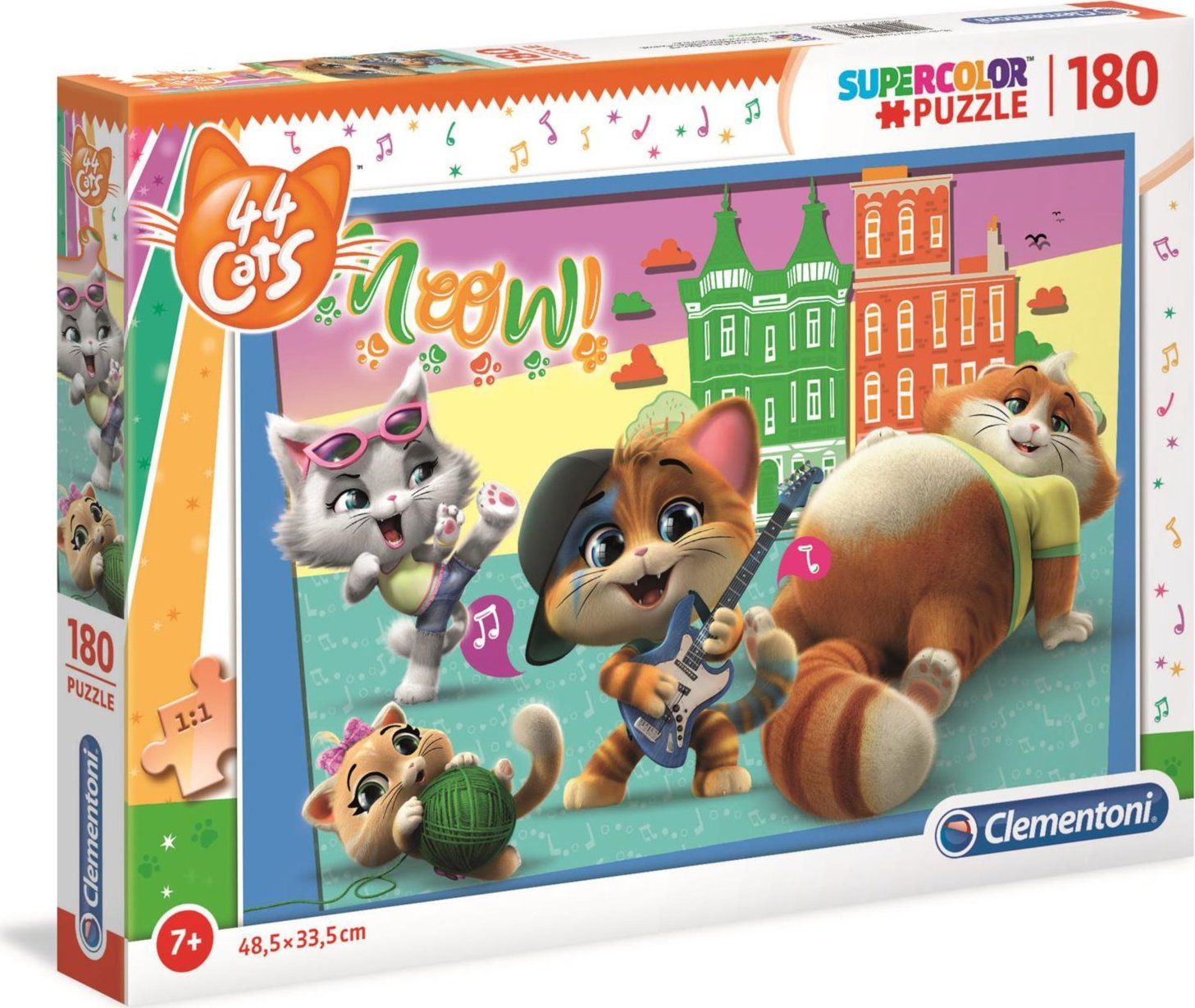 CLEMENTONI Puzzle 44 koček 180 dílků - obrázek 2