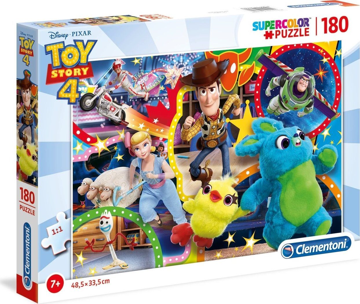 CLEMENTONI Puzzle Příběh hraček 180 dílků - obrázek 2