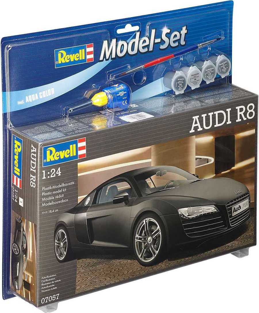 REVELL ModelSet auto 67057 - Audi R8 (1:24) - obrázek 1