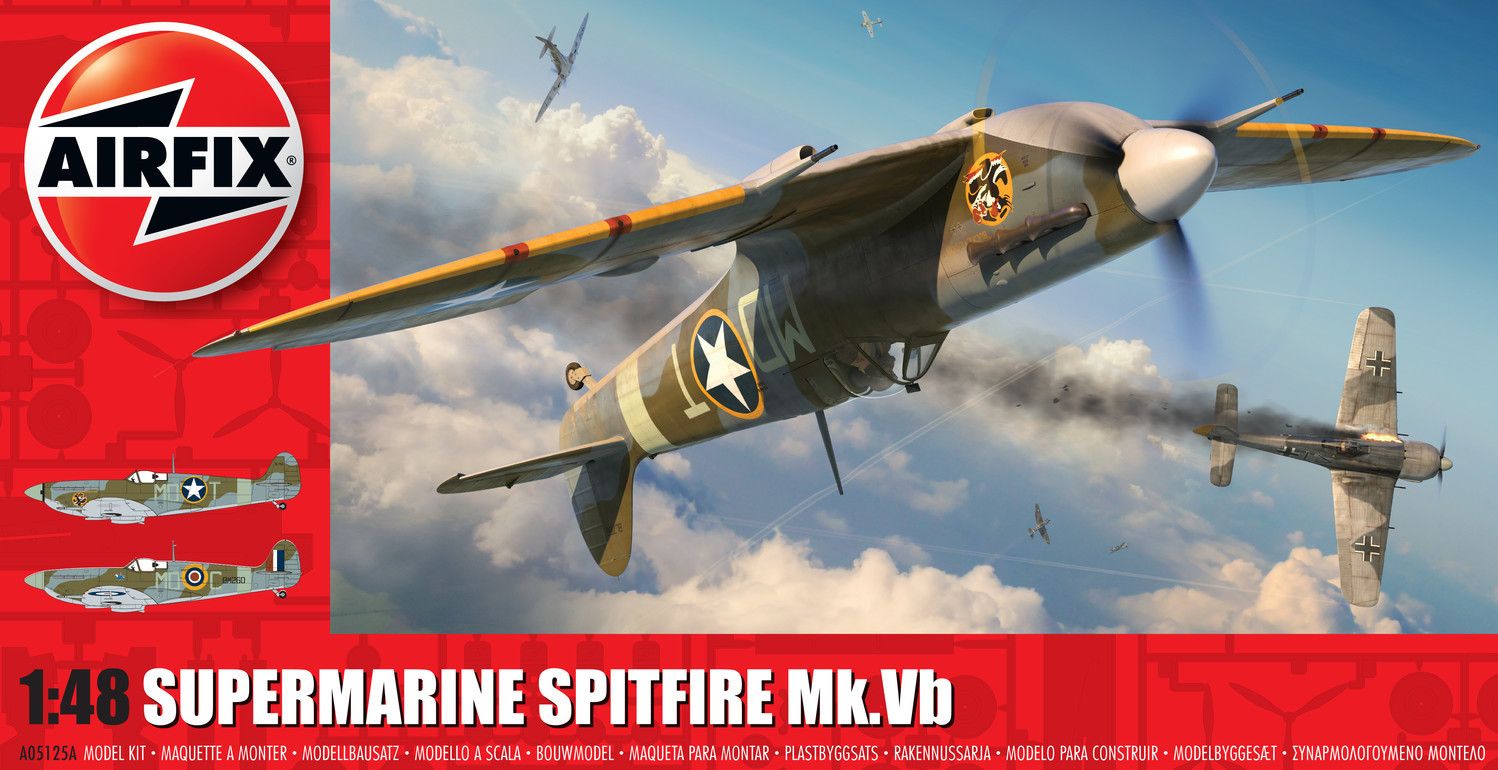 AIRFIX Classic Kit letadlo A05125A - Supermarine Spitfire Mk.Vb  (1:48) - obrázek 1