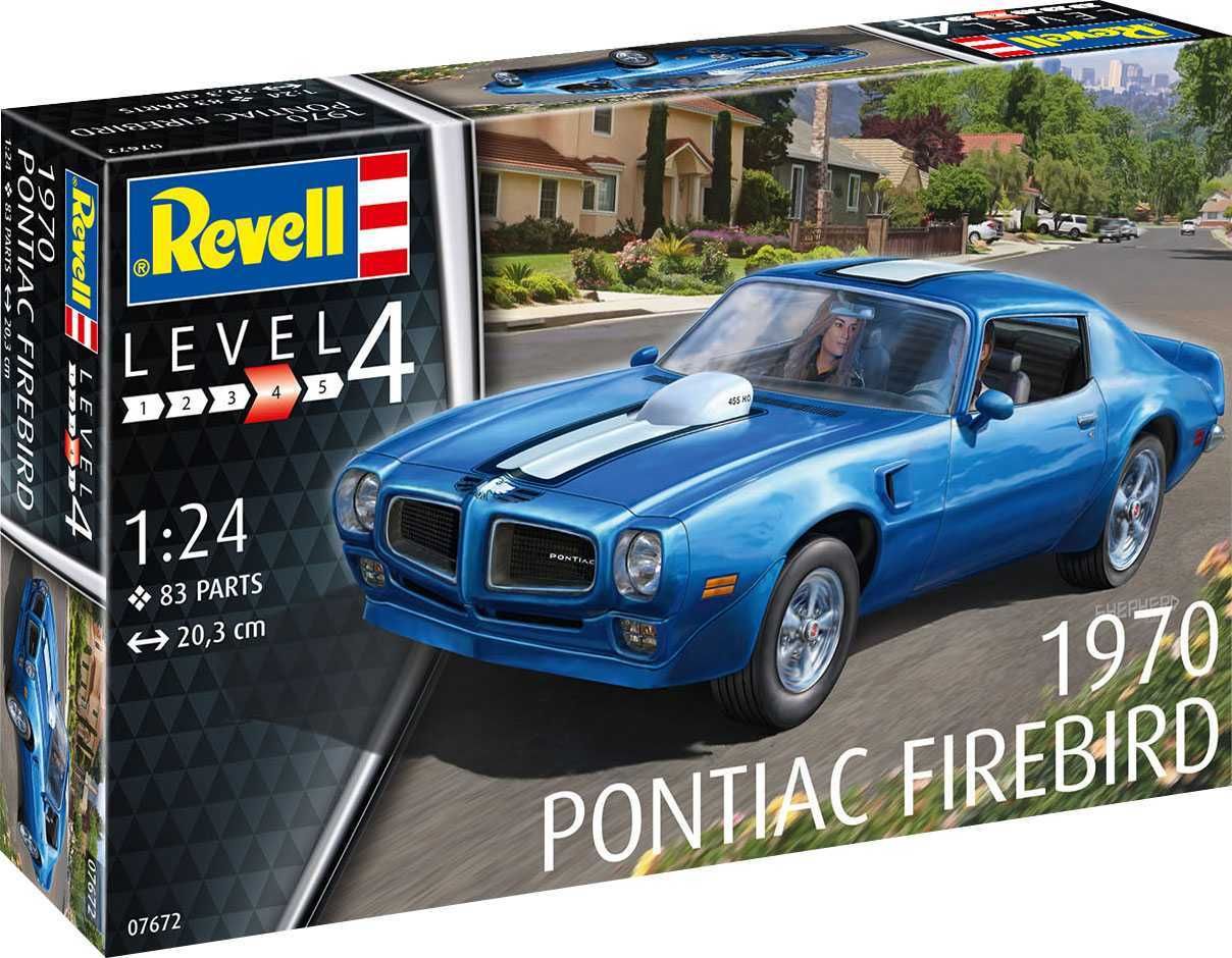REVELL Plastic ModelKit auto 07672 - 1970 Pontiac Firebird (1:25) - obrázek 1