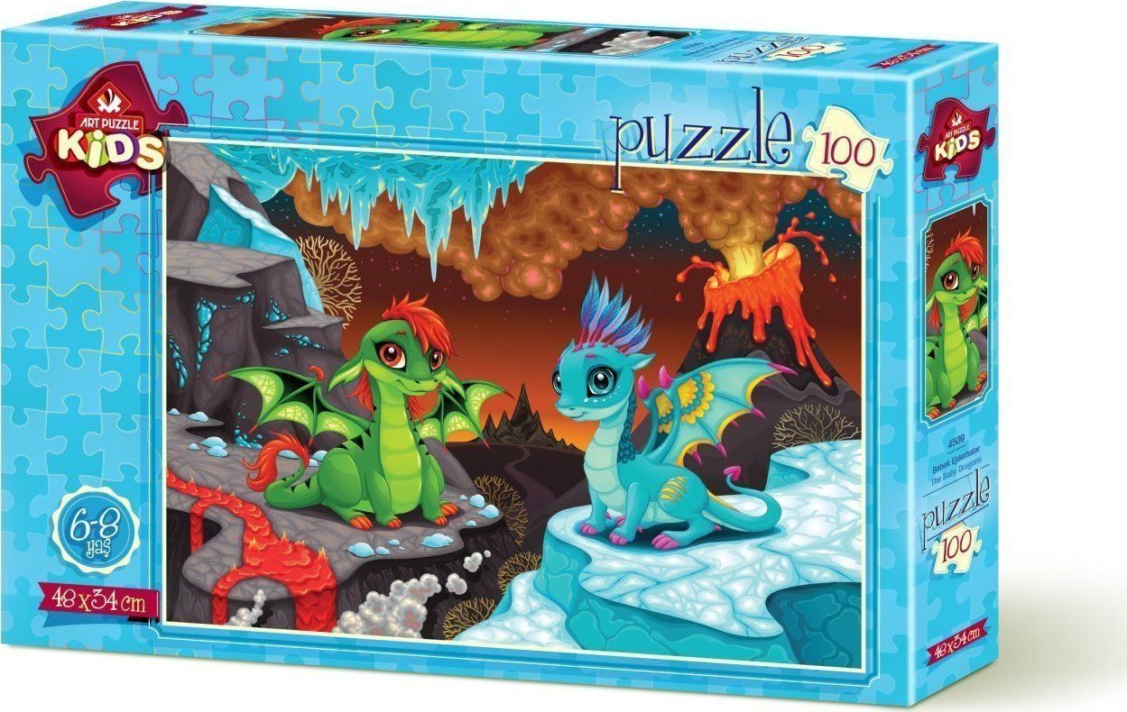 ART PUZZLE Puzzle Dráčci 100 dílků - obrázek 2