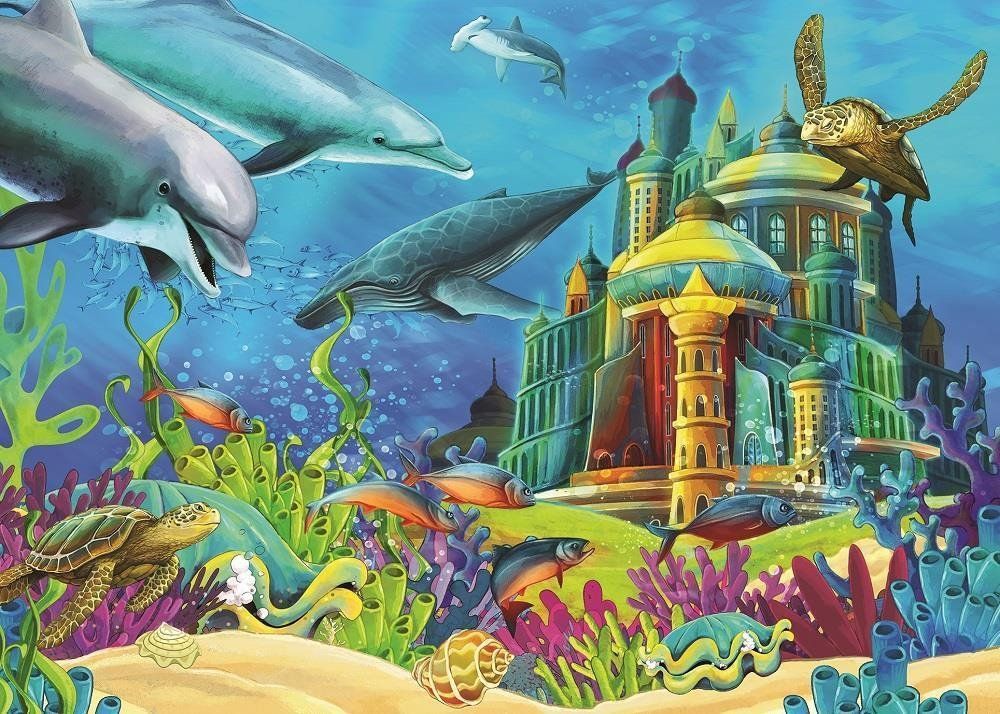 ART PUZZLE Puzzle Podvodní hrad 150 dílků - obrázek 1