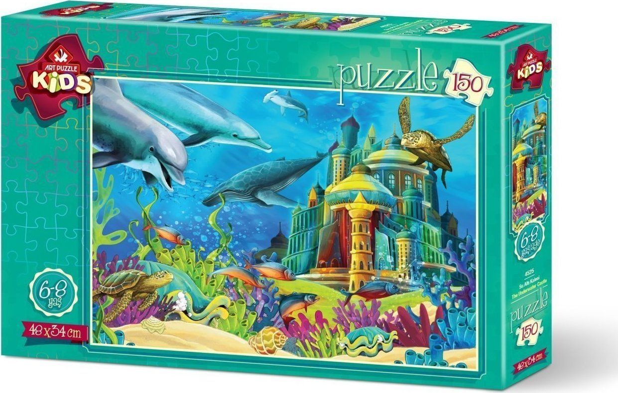 ART PUZZLE Puzzle Podvodní hrad 150 dílků - obrázek 2
