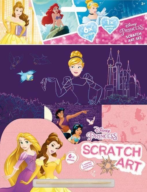 JIRI MODELS Vyškrabávací set Disney princezny - obrázek 1