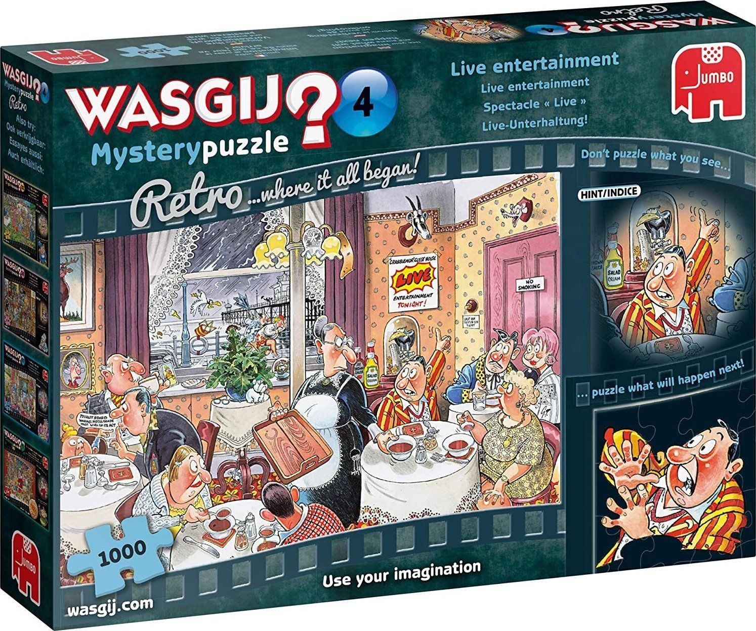 JUMBO Puzzle WASGIJ Mystery 4: Živé vystoupení 1000 dílků - obrázek 1