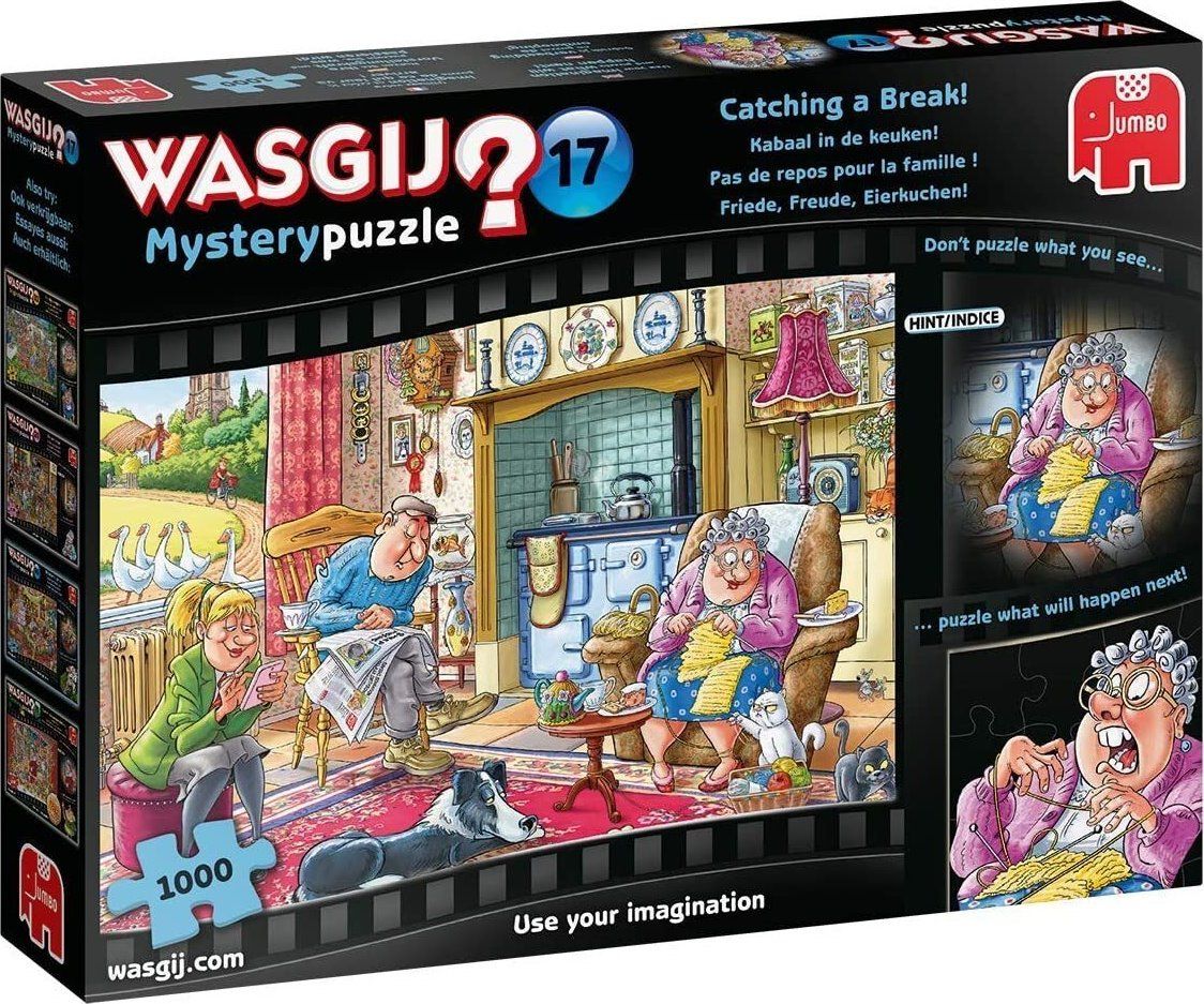 JUMBO Puzzle WASGIJ Mystery 17: Odpočinek 1000 dílků - obrázek 1