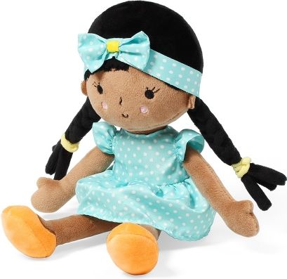 BabyOno Hadrová panenka BabyOno Zoe Doll My Best Friend - tyrkysová - obrázek 2
